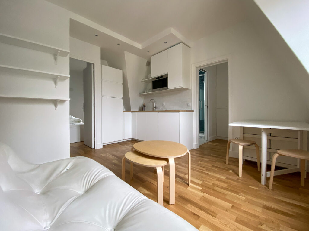 Remodeler un 2 pièces en soupente – Pont Cardinet, Paris